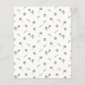 Whimsical Vintag Budget Tee Party Brautparty (Rückseite)