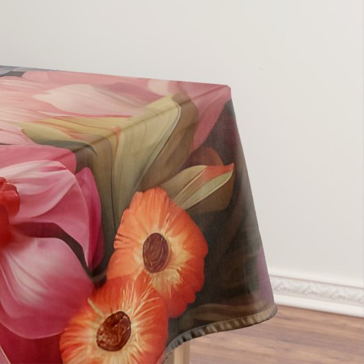 Whimsical Vintag Bunny Spring blüht Tischdecke (Beispiel)