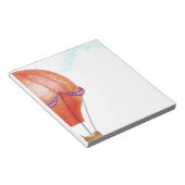 Whimsical Vintag Hot Air Ballon Notizblock (angewinkelt)