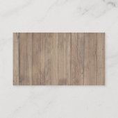 Whimsical Vintag Lace Old Barn Wedding Website Visitenkarte (Rückseite)