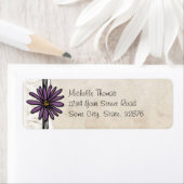 Whimsical Vintag Lila Daisy (Insitu)