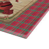 Whimsical Vintag Santa's Workshop Schneidebrett (Ecke)
