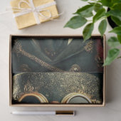 Whimsical Vintag Steampunk Lion Decoupage Seidenpapier (Geschenk)