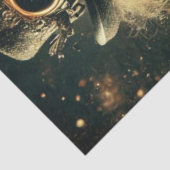 Whimsical Vintag Steampunk Lion Decoupage Seidenpapier (Ausschnitt)