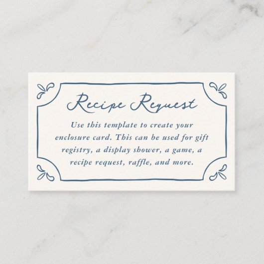 Whimsical Vintag Tee Party Brautparty Begleitkarte (Vorderseite)