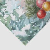 Whimsical Vintage Decoupage Christmas Snowman Seidenpapier (Detail)