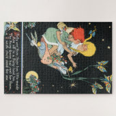 Whimsical Vintage Kinder und Feen Puzzle (Horizontal)