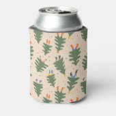 Whimsical Walking Weihnachtsbaummuster Dosenkühler (Kanne Rückseite)
