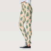 Whimsical Walking Weihnachtsbaummuster Leggings (Links)