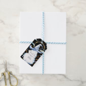 Whimsical Wand Wizard Hat Baby Dusche Geschenkanhänger (Mit Garn)