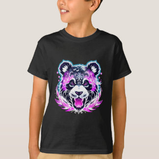 "Whimsical Warrior: Kinderböse Ninja Panda Illustr T-Shirt