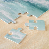 Whimsical Watercolor Black Cat Surfpuzzle Puzzle (Seite)