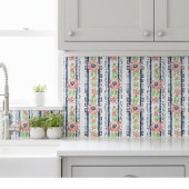 Whimsical Watercolor Blue Green Decorative Fliese