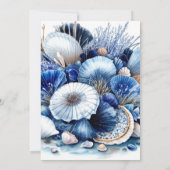 Whimsical Watercolor Boy Birthday Einladung (Rückseite)