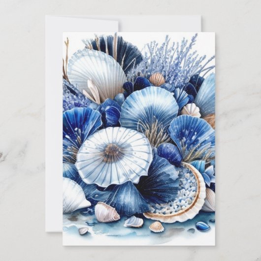 Whimsical Watercolor Boy Birthday Einladung (Rückseite)