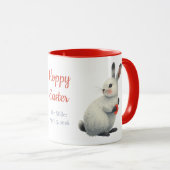 Whimsical Watercolor Bunny Easter Tasse (VorderseiteRechts)