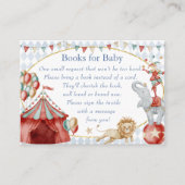 Whimsical Watercolor Circus Carnival Book Request Begleitkarte (Vorderseite)