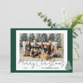 Whimsical Watercolor Festivals Bäume Weihnachten F (Stehend Vorderseite)