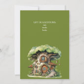 Whimsical Watercolor Forest Birthday Invitation Einladung (Rückseite)
