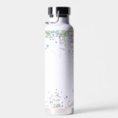 Whimsical Watercolor Glitzer Mermaid Schwanz Trinkflasche (Rechts)