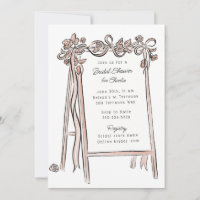 Whimsical Watercolor Handgezeichnet Schild-Brautpa