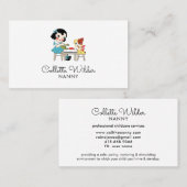 Whimsical Watercolor Kinderhund Visitenkarte (Vorne/Hinten)