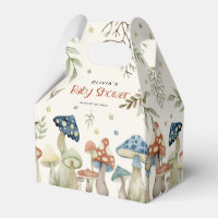 Whimsical Watercolor Mushroom Baby Dusche