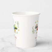 Whimsical Watercolor Mushroom Baby Dusche Pappbecher (Links)