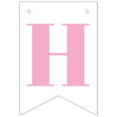 Whimsical Watercolor Pastel Candyland Birthday Wimpelkette (Zweite Fahne)