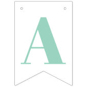 Whimsical Watercolor Pastel Candyland Birthday Wimpelkette (Dritte Fahne)