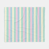 Whimsical Watercolor Pastel Colors Fleecedecke (Vorderseite (Horizontal))