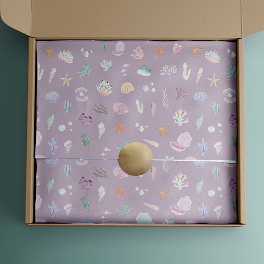 Whimsical Watercolor Untermeerkatze Party Seidenpapier