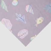 Whimsical Watercolor Untermeerkatze Party Seidenpapier (Ausschnitt)