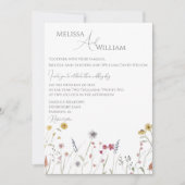 Whimsical Watercolor Wedding Einladung (Vorderseite)