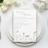 Whimsical Watercolor Wedding Einladung