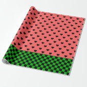Whimsical Watermelon Colors Gemustert Geschenkpapier (Ungerollt)