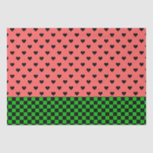 Whimsical Watermelon Colors Gemustert