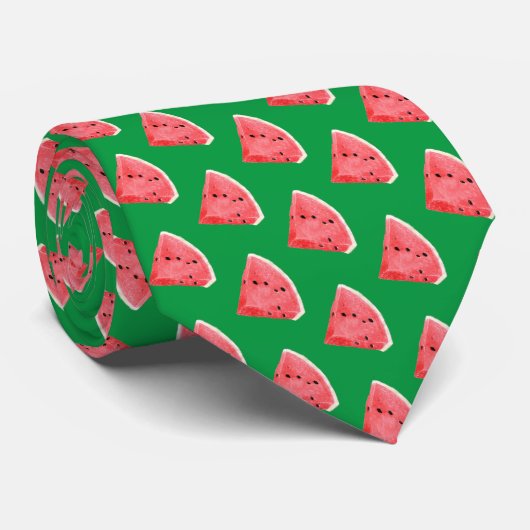 Whimsical Watermelon Krawatte (Gerollt)