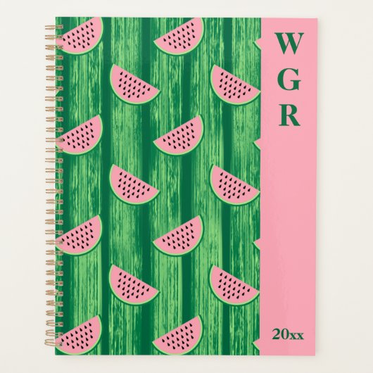 Whimsical Watermelon Planner Planer (Vorderseite)