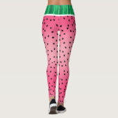Whimsical Watermelon Sommerfrüchte Leggings (Rückseite)