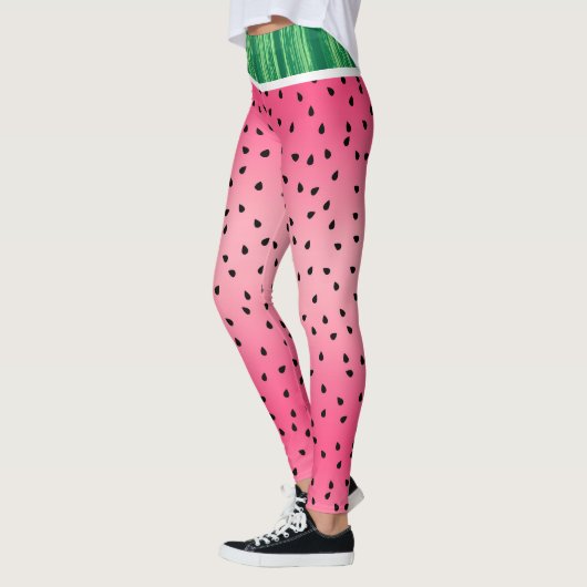 Whimsical Watermelon Sommerfrüchte Leggings (Links)