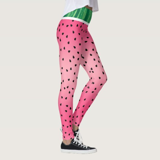 Whimsical Watermelon Sommerfrüchte Leggings (Rechts)