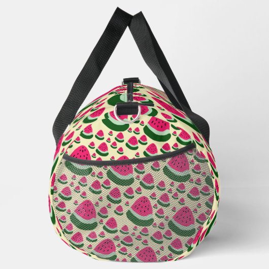 Whimsical Watermelons Cute Summer Fruit Pattern  Duffle Bag (Rechts)