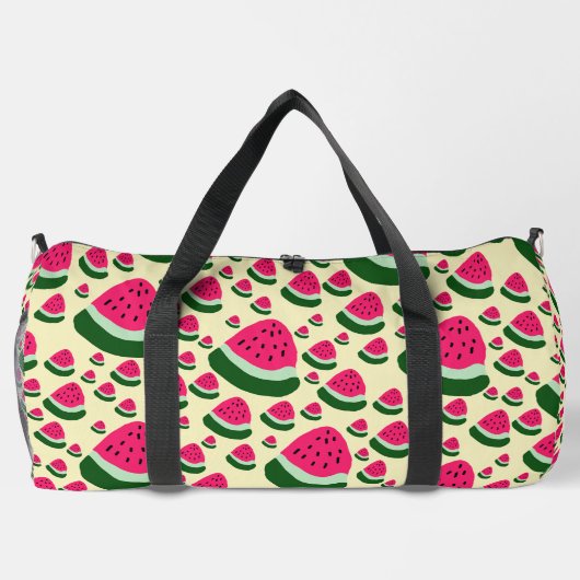 Whimsical Watermelons Cute Summer Fruit Pattern  Duffle Bag (Rückseite)