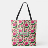 Whimsical Watermelons Cute Summer Fruit Pattern  Tasche (Vorderseite)
