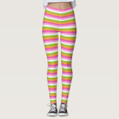 Whimsical Waves: Farbenfrohe Leggings perfekt für (Vorderseite)