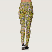 Whimsical Waves: Farbenfrohe Leggings perfekt für (Rückseite)