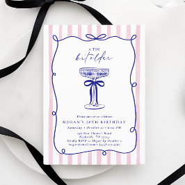 Whimsical Wavy Frame Tini Bit älter als 30. Geburt Einladung