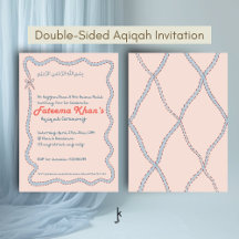 Whimsical wavy von Blush Pink und Soft Blue Aqiqah