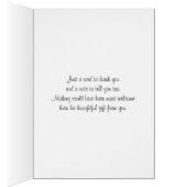 Whimsical Wedding Danke | Florale, IMITATE Foil (Innen (Rechts))